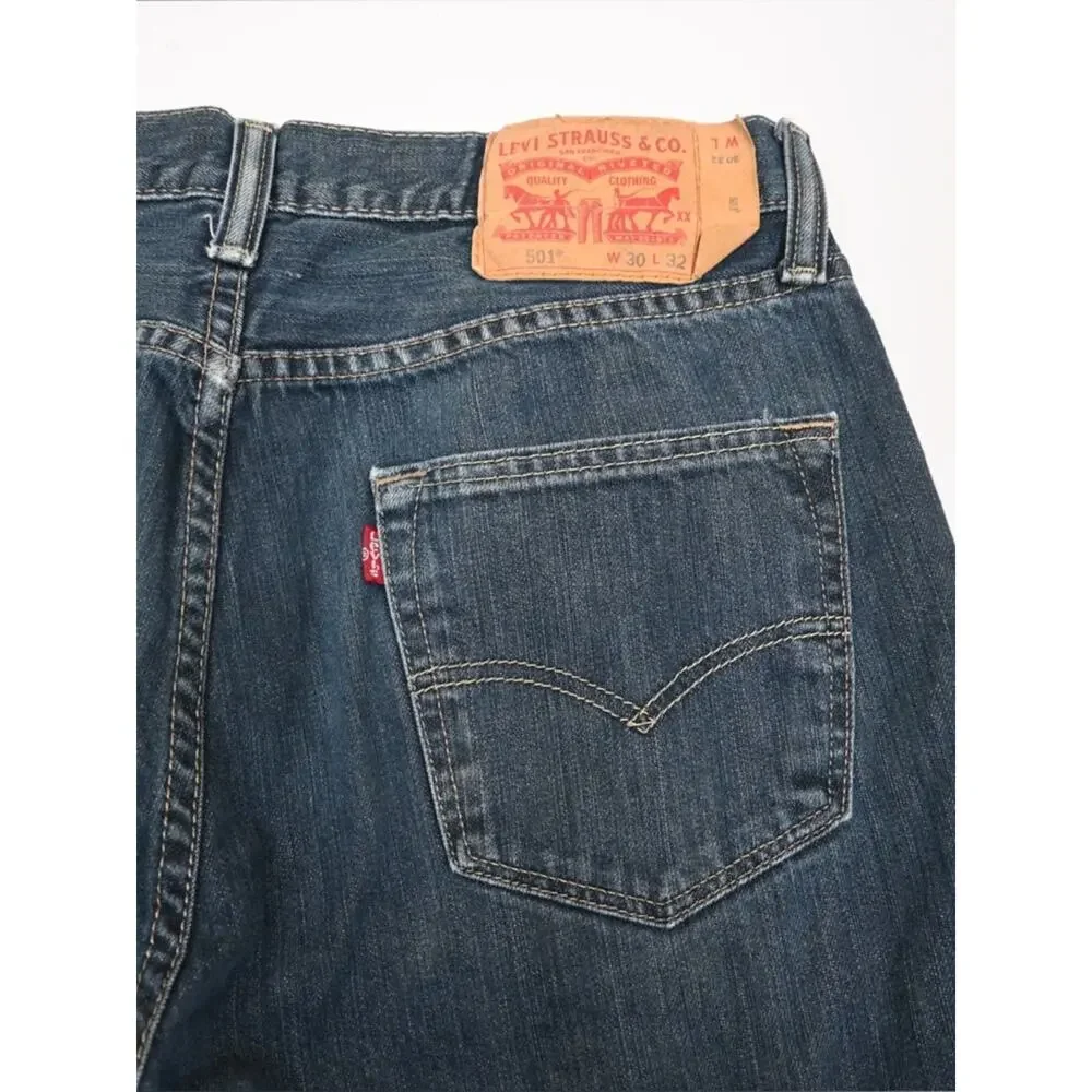 Levi's 501 Men's Distressed Jeans 30X32